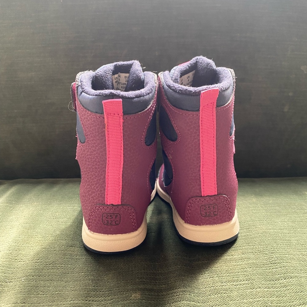 Kids' Winter Boots - Burgundy - Picture 3 of 7
